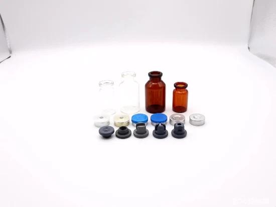 Röhrenförmige injizierbare Glasfläschchen zum Abfüllen von Antibiotika-Impfstoffen