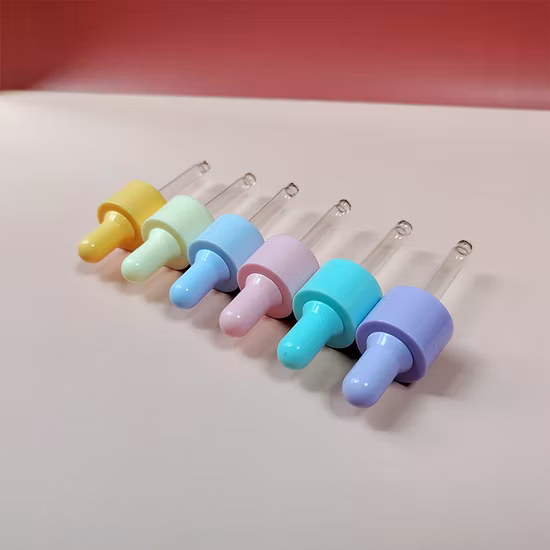 Kosmetisches Gesichtsserum aus Glas, Maccaron-Flaschen, kundenspezifische Tropfflasche für ätherische Öle